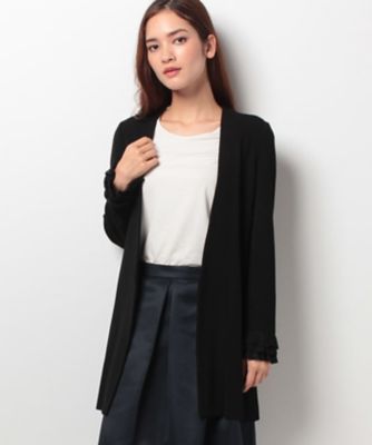 ＜ELISA＞ レーヨンウールブレンド クロ 【三越・伊勢丹/公式】