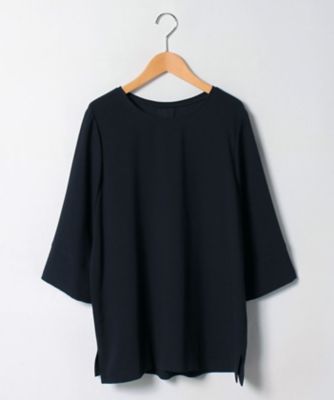 ＜レリアン プラスハウス＞ 大きいサイズ プルオーバーブラウス ネービーブルー 【三越・伊勢丹/公式】