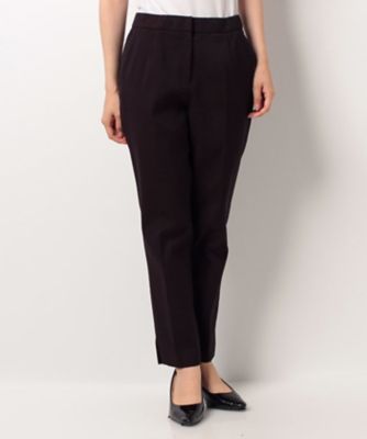 ＜レリアン/Leilian＞ センタープレスパンツ ワイン 【三越・伊勢丹/公式】