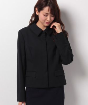 ＜OLD ENGLAND＞ ウールシルクギャバジンジャケット ネイビー 【三越・伊勢丹/公式】