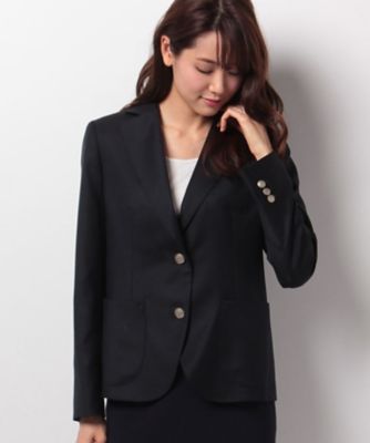 ＜OLD ENGLAND＞ ロロピアーナフランネルジャケット ネイビー 【三越・伊勢丹/公式】