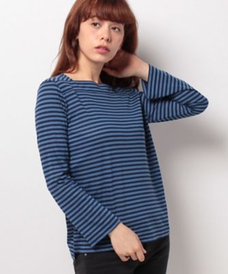 ＜OLD ENGLAND＞ リヨセルジャージースクエアネックプルオーバー サックス 【三越・伊勢丹/公式】