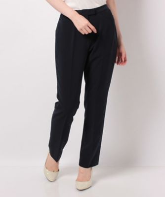 ＜レリアン/Leilian＞ テーパードパンツ ネービーブルー 【三越・伊勢丹/公式】