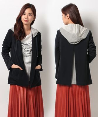 ＜レリアン/Leilian＞ 【BALMAIN】テーラードジャケット ネービーブルー 【三越・伊勢丹/公式】