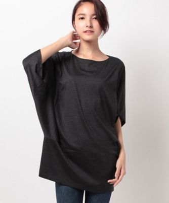 ＜レリアン/Leilian＞ 【BALMAIN】ドルマンチュニックプルオーバー グレー 【三越・伊勢丹/公式】