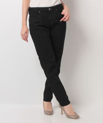 ＜レリアン/Leilian＞ スキニーデニム クロ 【三越・伊勢丹/公式】