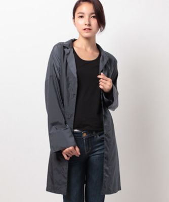 ＜レリアン/Leilian＞ ナイロンチェスターコート グレー 【三越・伊勢丹/公式】