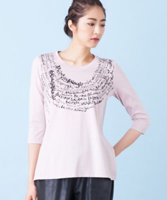 ＜レリアン/Leilian＞ 【BALMAIN】Tシャツ ピンク 【三越・伊勢丹/公式】