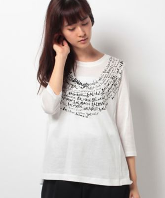 ＜レリアン/Leilian＞ 【BALMAIN】Tシャツ アイボリー 【三越・伊勢丹/公式】