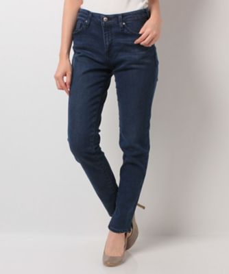 ＜レリアン プラスハウス＞ 大きいサイズ スキニーデニムパンツ ネービーブルー 【三越・伊勢丹/公式】