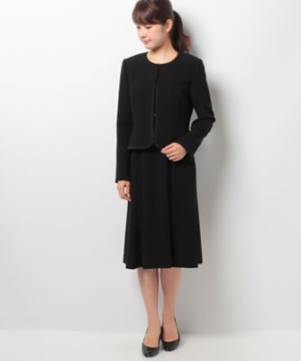 ＜レリアン/Leilian＞ ワンピースアンサンブル クロ 【三越・伊勢丹/公式】