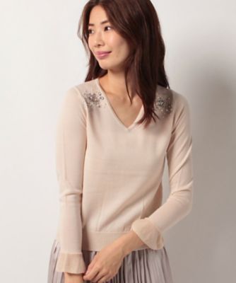 ＜ELISA＞ ブークレーウール ベージュ 【三越・伊勢丹/公式】