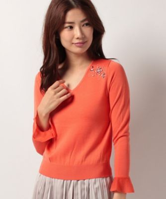 ＜ELISA＞ ブークレーウール オレンジ 【三越・伊勢丹/公式】