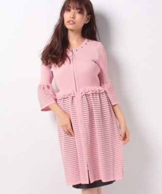 ＜ELISA＞ ダルアセテートストレッチ ピンク 【三越・伊勢丹/公式】