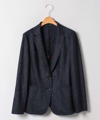 ＜レリアン プラスハウス＞ 大きいサイズ ブレザ- ネービーブルー 【三越・伊勢丹/公式】