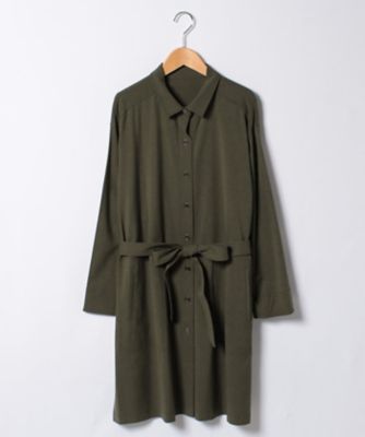 ＜レリアン プラスハウス＞ 大きいサイズ 羽織ブラウス モスグリーン 【三越・伊勢丹/公式】