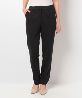 ＜レリアン/Leilian＞ テーパードパンツ クロ 【三越・伊勢丹/公式】