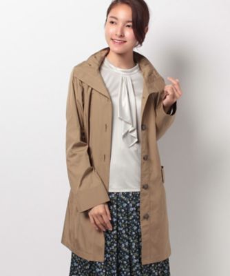 ＜レリアン プラスハウス＞ 大きいサイズ 撥水素材コート チャイロ 【三越・伊勢丹/公式】