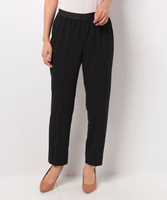 ＜CARA O CRUZ＞ センタープレスパンツ クロ 【三越・伊勢丹/公式】