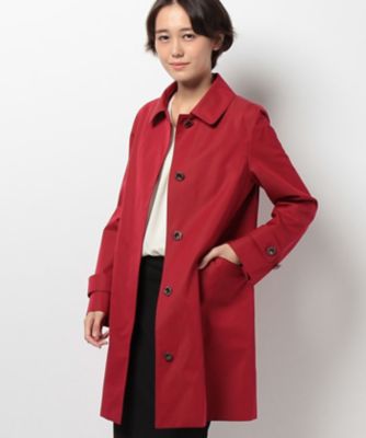 ＜OLD ENGLAND＞ コットンギャバジンバルマカーンコート レッド 【三越・伊勢丹/公式】