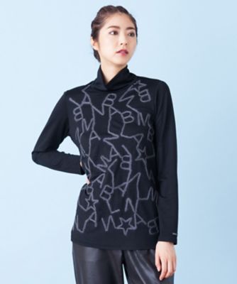 ＜レリアン/Leilian＞ 【BALMAIN】ロゴ刺繍カットソー クロ 【三越・伊勢丹/公式】