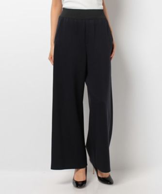 ＜レリアン/Leilian＞ ワイドパンツ ネービーブルー 【三越・伊勢丹/公式】