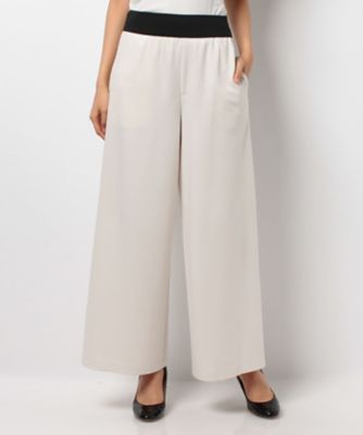 ＜レリアン/Leilian＞ ワイドパンツ ベージュ 【三越・伊勢丹/公式】