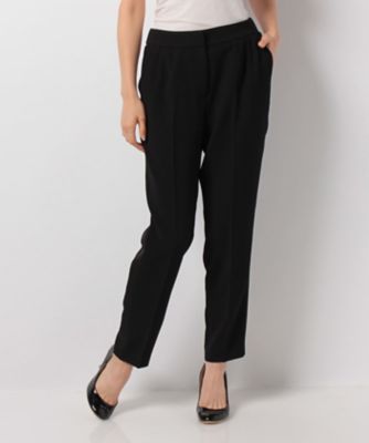 ＜レリアン プラスハウス＞ 大きいサイズ センタープレスパンツ クロ 【三越・伊勢丹/公式】