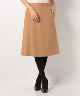 ＜OLD ENGLAND＞ 【セットアップ対応商品】ウールスムーススカート キャメル 【三越・伊勢丹/公式】