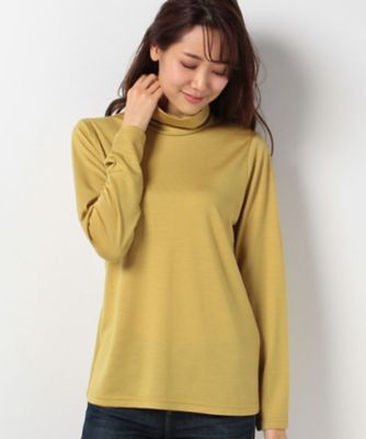 ＜CARA O CRUZ＞ タートルネックインナー キイロ 【三越・伊勢丹/公式】