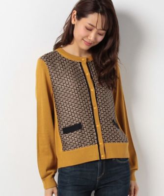 ＜CARA O CRUZ＞ 布帛カーデ キイロ 【三越・伊勢丹/公式】