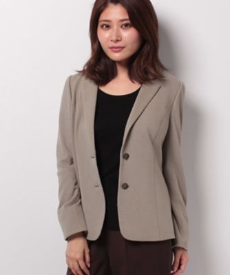 ＜レリアン プラスハウス＞ 大きいサイズ スタンダードブレザー チャイロ 【三越・伊勢丹/公式】