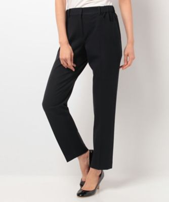 ＜CARA O CRUZ＞ センタープレスパンツ ネービーブルー 【三越・伊勢丹/公式】