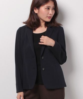 ＜レリアン/Leilian＞ スタンダードブレザー ネービーブルー 【三越・伊勢丹/公式】