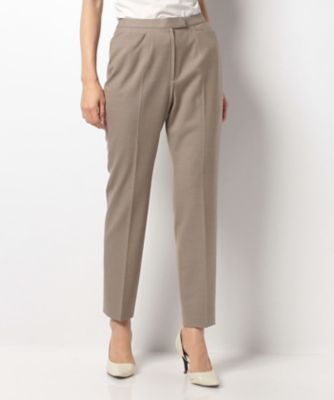 ＜レリアン プラスハウス＞ 大きいサイズ テーパードシルエットパンツ ベージュ 【三越・伊勢丹/公式】