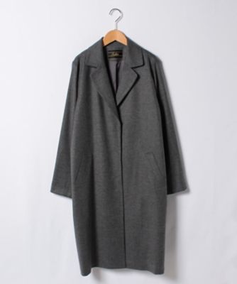 ＜レリアン プラスハウス＞ 大きいサイズ チェスターコート グレー 【三越・伊勢丹/公式】
