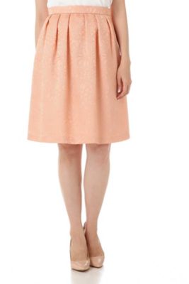 ＜ナチュラル ビューティー/NATURAL BEAUTY＞ フラワージャガードスカート (0187220604) ピンク 【三越・伊勢丹/公式】