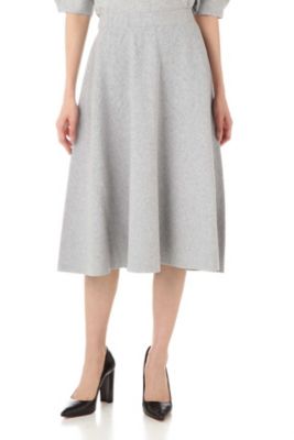 ＜ナチュラル ビューティー/NATURAL BEAUTY＞ フルニードルニットスカート (0187220804) グレー 【三越・伊勢丹/公式】