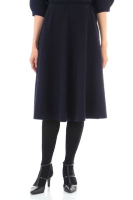 ＜ナチュラル ビューティー/NATURAL BEAUTY＞ フルニードルニットスカート (0187220804) ネービー 【三越・伊勢丹/公式】