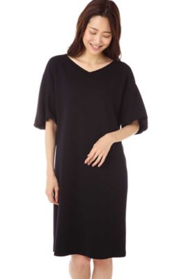 ＜ナチュラル ビューティー/NATURAL BEAUTY＞ ◆夏目三久さん着用◆タックリバーワンピース(0187240804) ネービー 【三越・伊勢丹/公式】