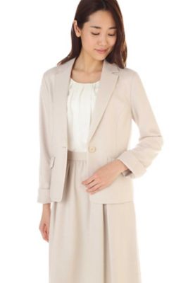 ＜ナチュラル ビューティー/NATURAL BEAUTY＞ バランサーキュラーラメツイルジャケット(0187250008) ベージュ 【三越・伊勢丹/公式】