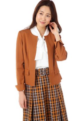 ＜ナチュラル ビューティー/NATURAL BEAUTY＞ 100d強撚ジャケット(0187250803) ベージュ 【三越・伊勢丹/公式】