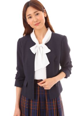 ＜ナチュラル ビューティー/NATURAL BEAUTY＞ 100d強撚ジャケット(0187250803) ネービー 【三越・伊勢丹/公式】