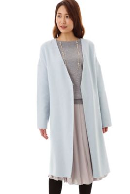 ＜ナチュラル ビューティー/NATURAL BEAUTY＞ ジロンリバーコート(0187251003) ブルー 【三越・伊勢丹/公式】