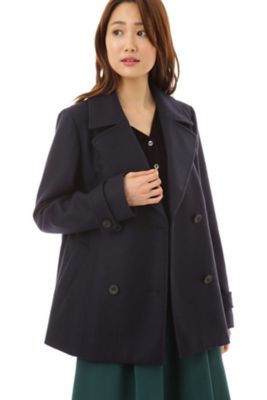 ＜ナチュラル ビューティー/NATURAL BEAUTY＞ MIXウールニットPジャケット(0187251005) ネービー 【三越・伊勢丹/公式】