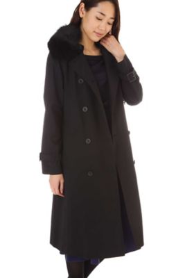 ＜ナチュラル ビューティー/NATURAL BEAUTY＞ ハイコンパクトトリコットコート(0187251900) ブラック 【三越・伊勢丹/公式】