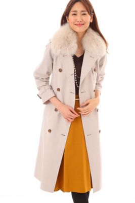 ＜ナチュラル ビューティー/NATURAL BEAUTY＞ ハイコンパクトトリコットコート(0187251900) ベージュ 【三越・伊勢丹/公式】