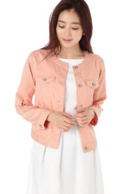 ＜ナチュラル ビューティー/NATURAL BEAUTY＞ [ウォッシャブル]バイオツイルブルゾン(0187255602) ピンク 【三越・伊勢丹/公式】