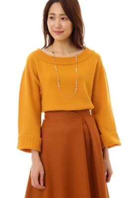 ＜ナチュラル ビューティー/NATURAL BEAUTY＞ ラメウールニット(0187270005) イエロー 【三越・伊勢丹/公式】