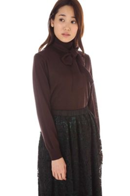 ＜ナチュラル ビューティー/NATURAL BEAUTY＞ [TGC着用]クローチェタートルニット(0187270900) ブラウン 【三越・伊勢丹/公式】